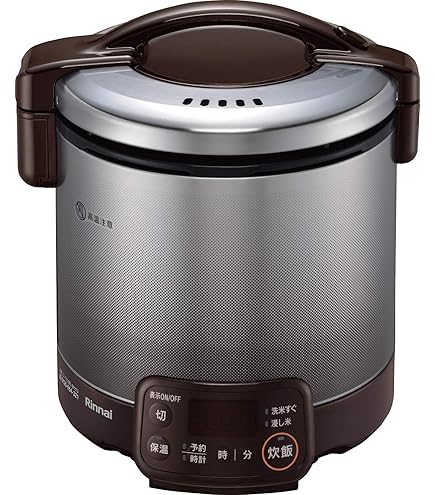 Amazon | リンナイ 直火の匠 タイマー・ジャー付きガス炊飯器 5.5合