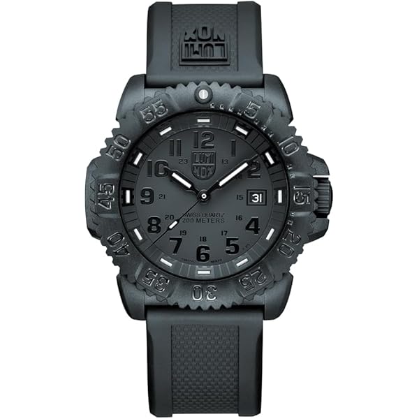 Amazon.com: Luminox - Pacific Diver 3121 Blackout - Mens Watch