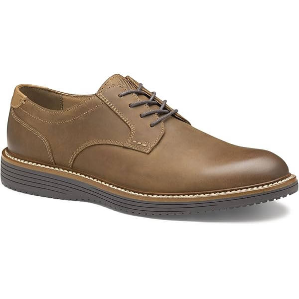 Amazon.com | Johnston & Murphy Men's Hodges Plain Toe Shoe, Brown