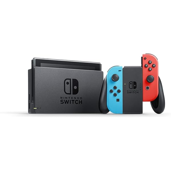 Amazon.com: Nintendo Switch – Neon Red and Neon Blue Joy-Con