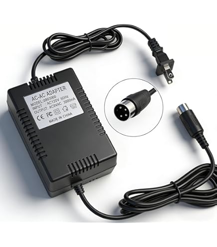 Amazon.com: Digipartspower 9V 4 PIN DIN AC/AC Adapter Charger