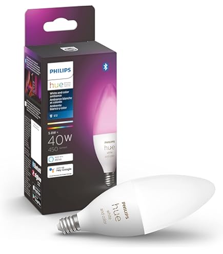 Philips Hue White and Color A21 High Lumen Smart Bulb, 1600 Lumens