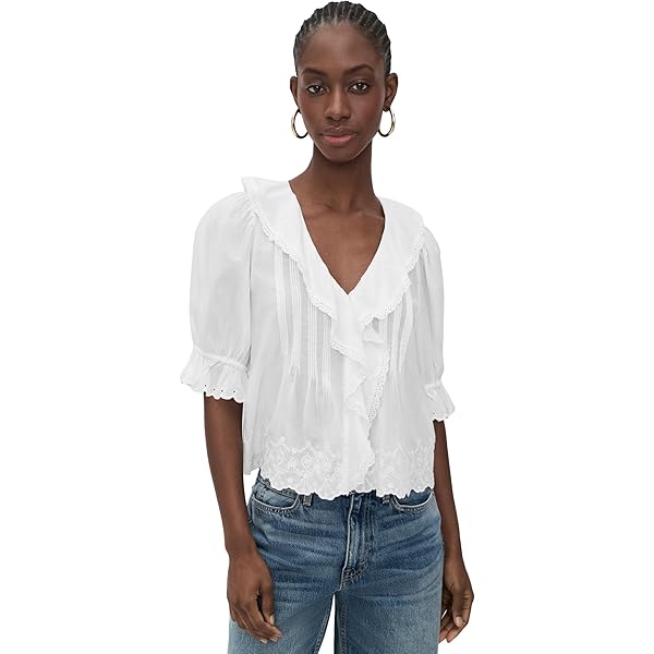 Cinq a Sept Women's Fiona TOP, Black, XX-Small at Amazon Women's