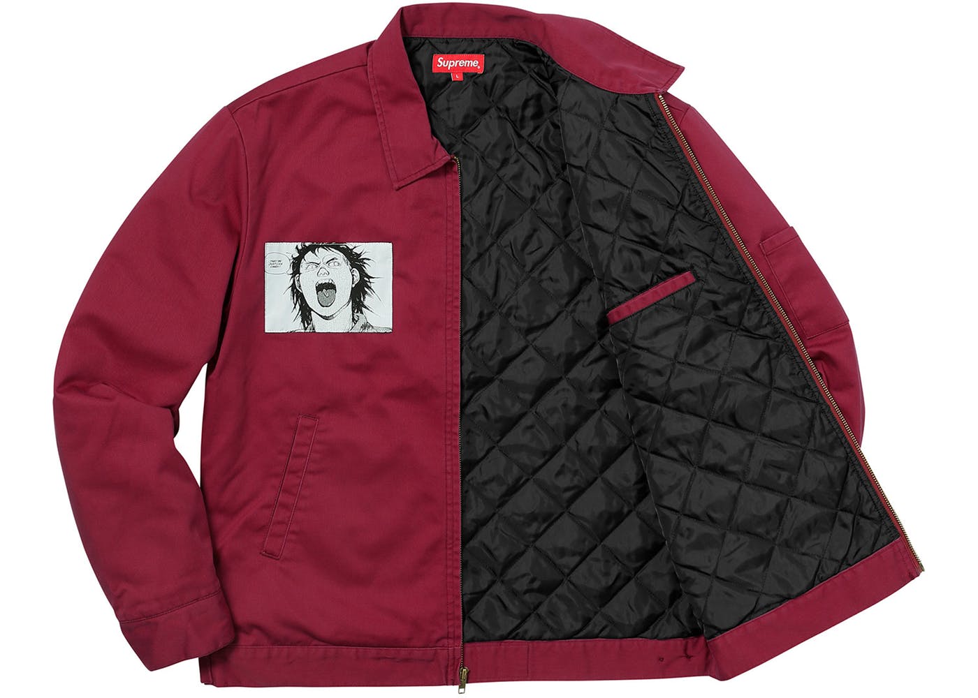 Light Burgundy Supreme AKIRA Work Jacket - StockX News