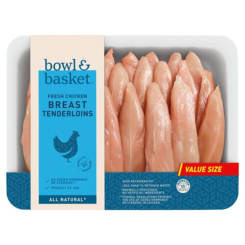 Bowl & Basket Fresh Chicken Breast Tenderloins Value Size - The