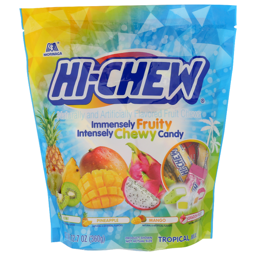 HI-CHEW Acai, Kiwi, Dragonfruit, Pineapple Tropical Mix Sup - 12.7