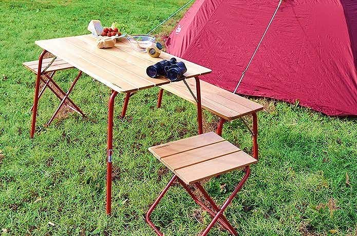 カステルメルリーノ テーブル ベンチ セット レッド カステルメル