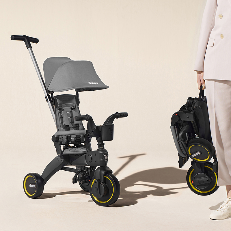 Liki Trike S3 - Grey Hound | Doona™ | 5 in 1 compact tricycle