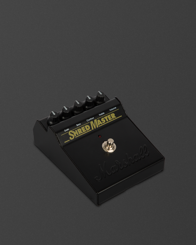 The Shredmaster pedal is perfect for high-gain distortion