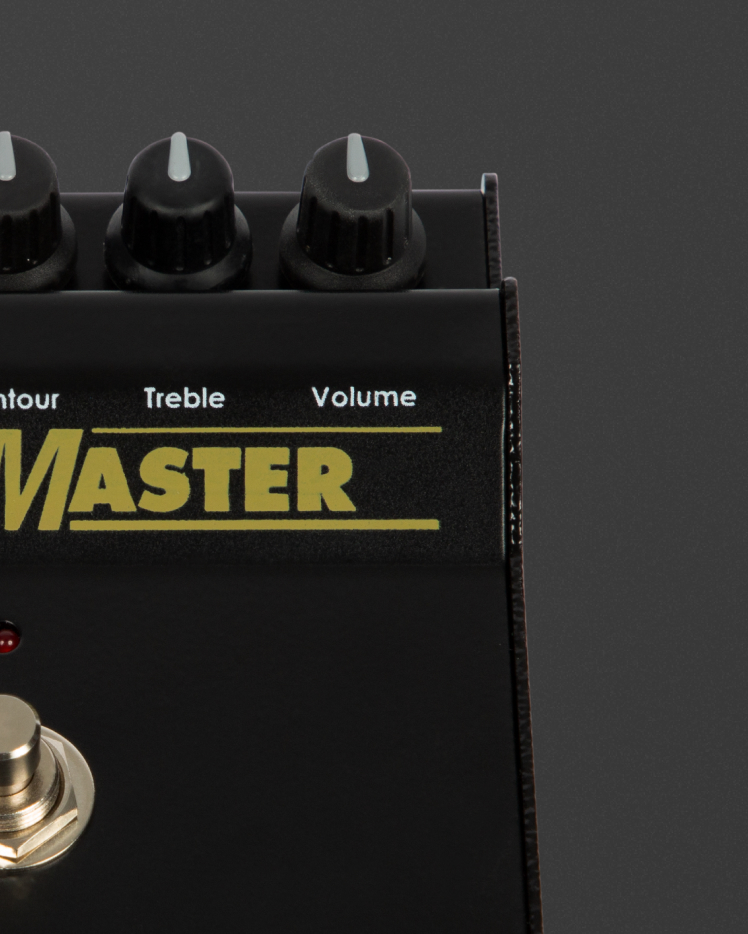 The Shredmaster pedal is perfect for high-gain distortion