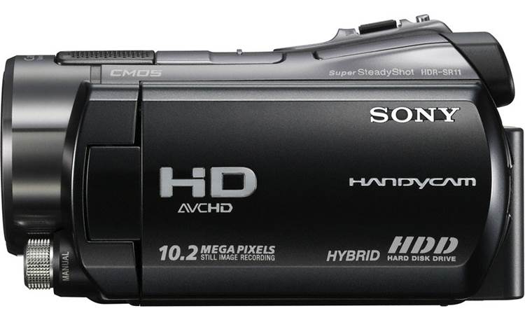 Sony HDR-SR11 60GB high-definition hard drive camcorder at Crutchfield