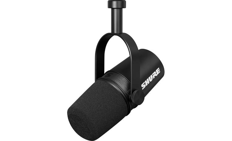 Shure MV7X Podcast microphone with XLR output at Crutchfield