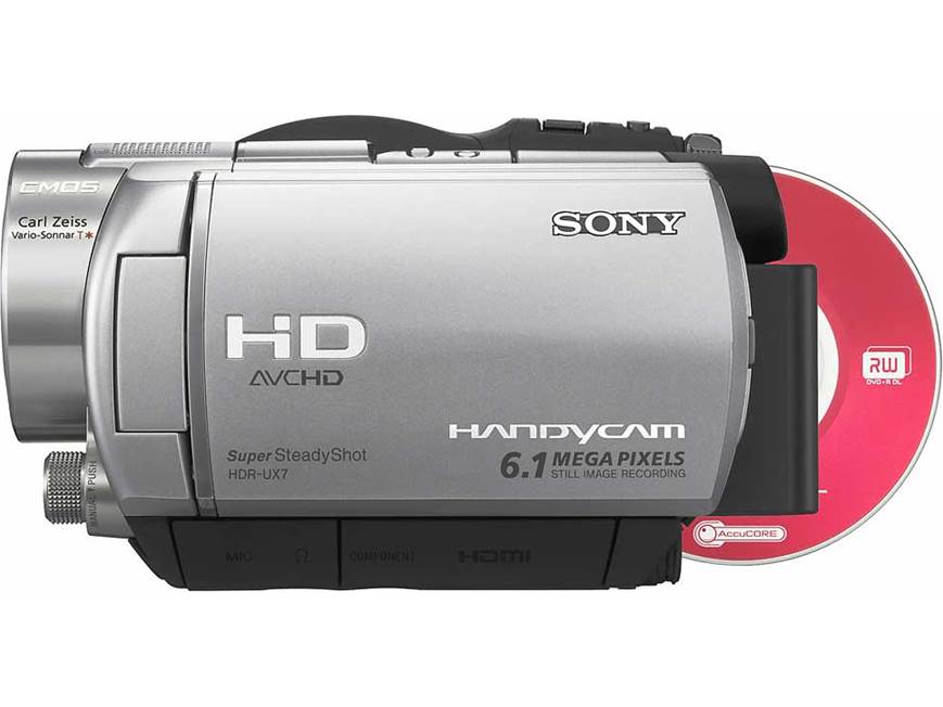Sony HDR-UX7 High-definition DVD camcorder at Crutchfield