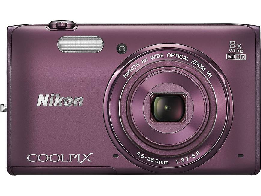 Nikon Coolpix S5300 16-megapixel digital camera with 8X optical
