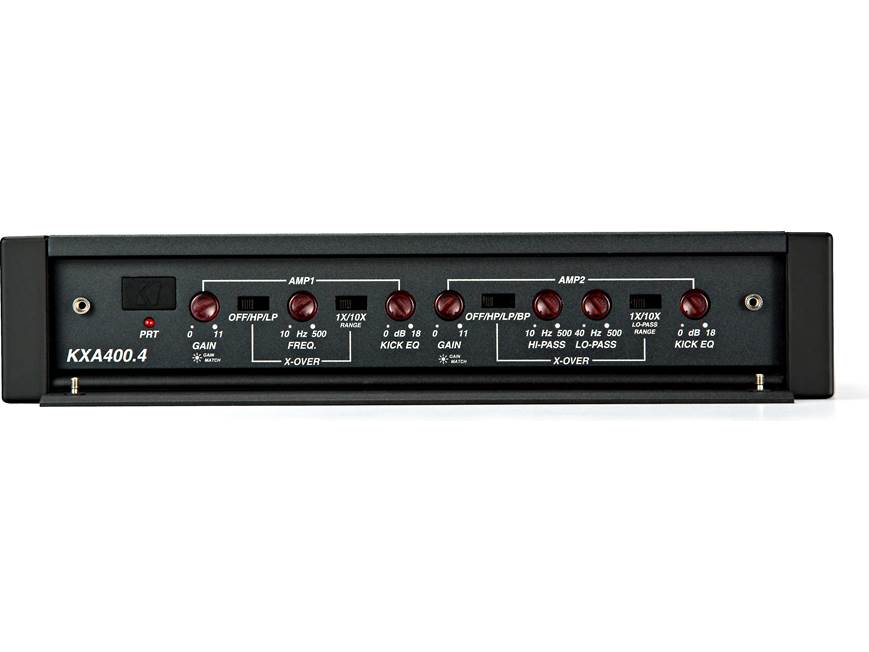 Kicker 44KXA400.4 4-channel car amplifier — 50 watts RMS x 4 at