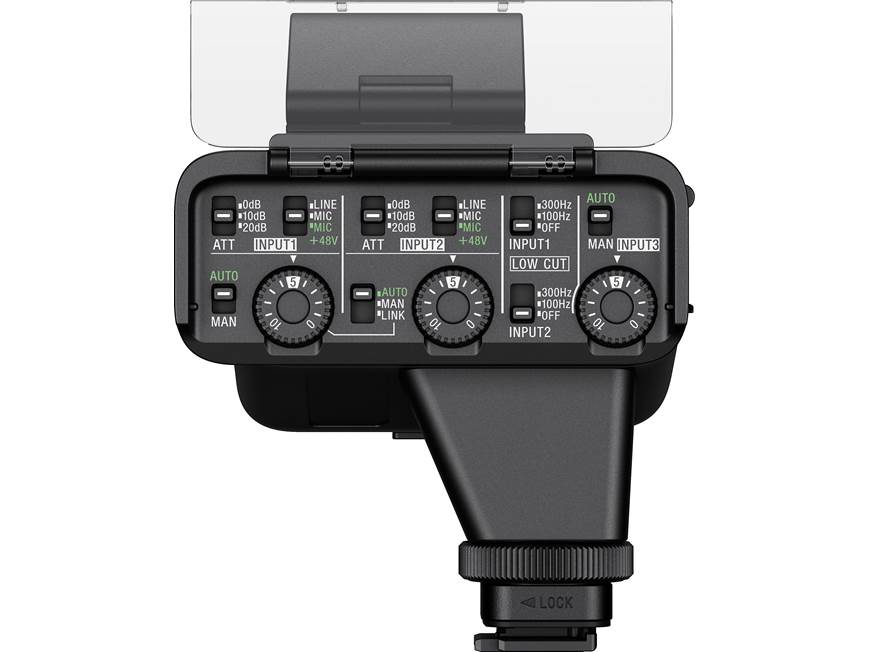 Sony XLR-K3M XLR audio adapter kit with shotgun microphone for