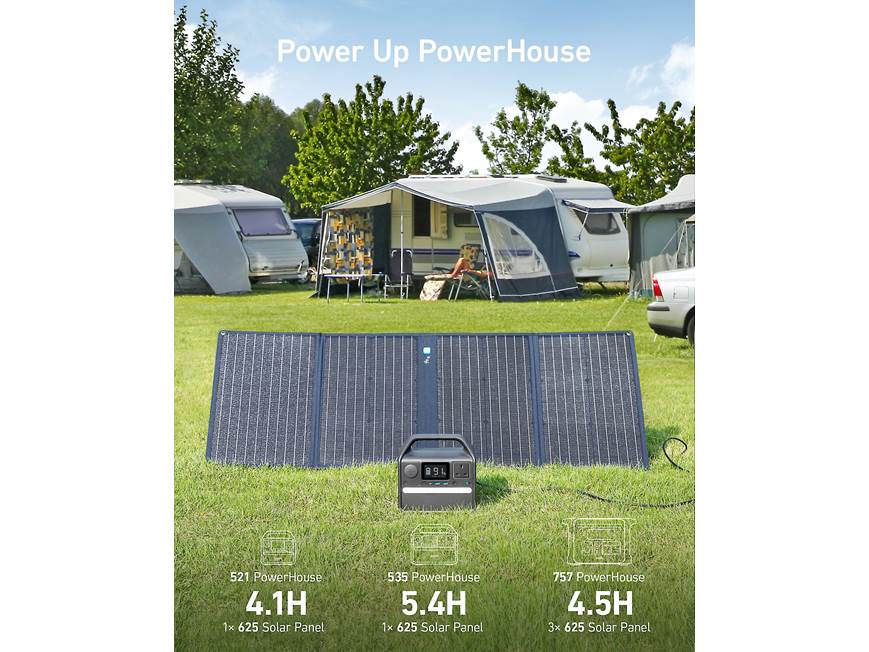 Anker 625 Solar Panel Foldable, portable solar charger at Crutchfield