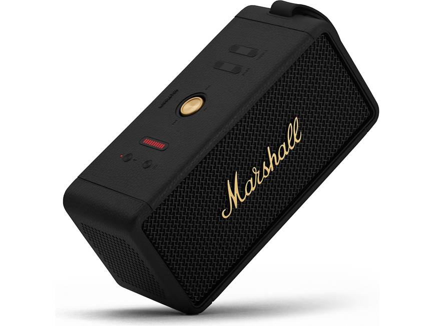 Marshall Middleton (Black and Brass) Waterproof portable Bluetooth