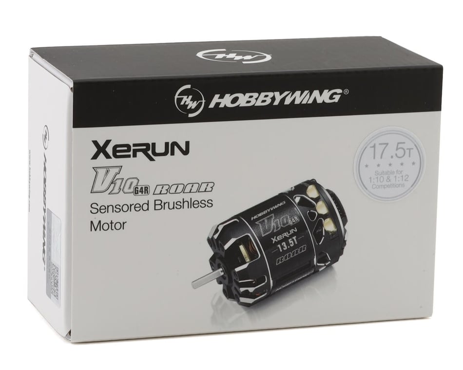 Hobbywing Xerun V10 G4R Competition Stock Brushless Motor (17.5T