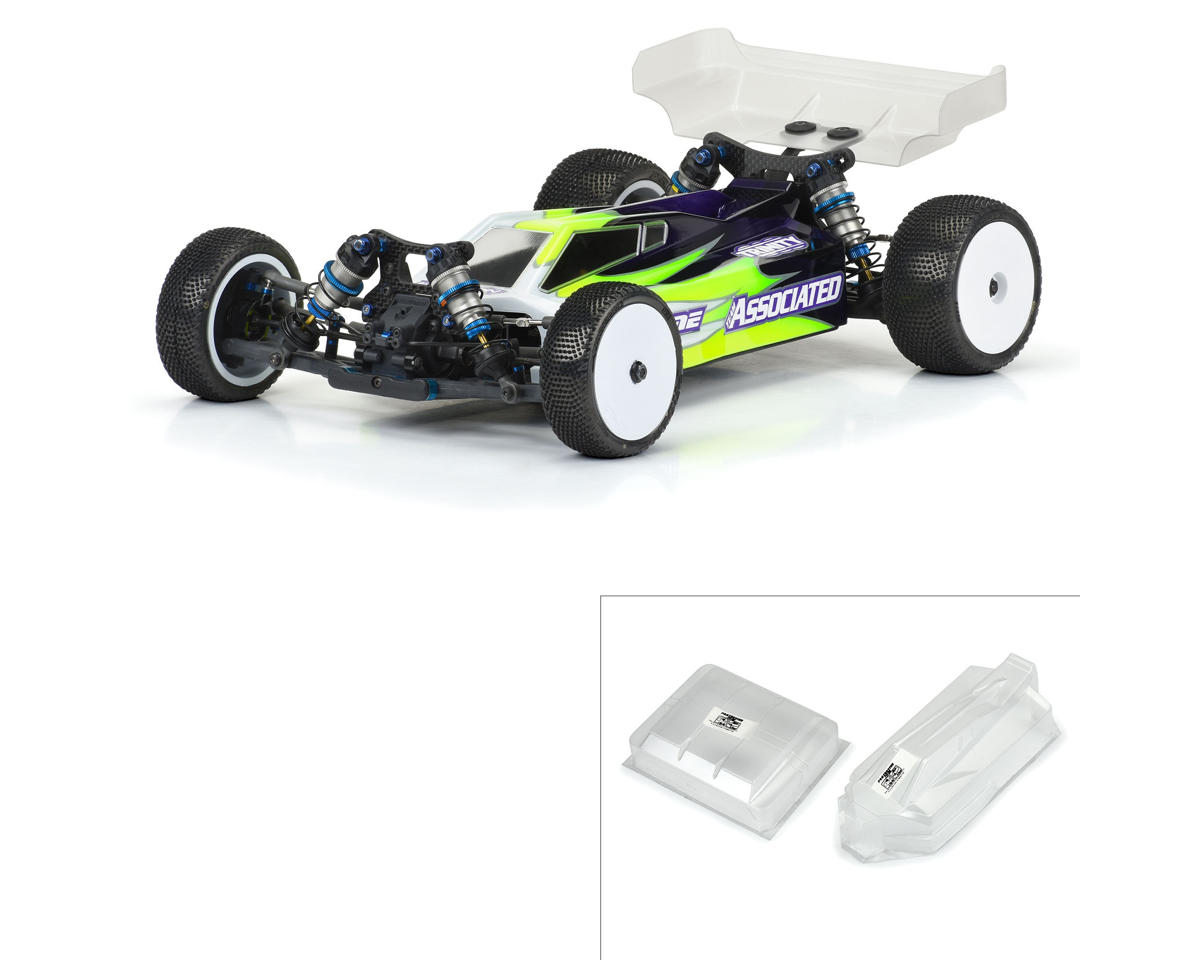 Pro-Line Associated RC10 B74.2 Sector 4WD 1/10 Buggy Body (Clear