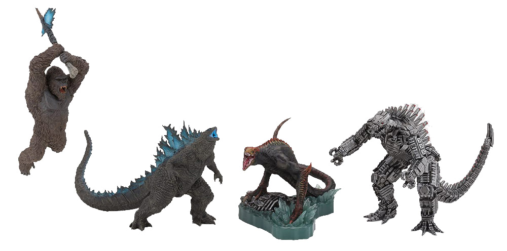 ゴジラVSコング』の怪獣が緻密造形＆彩色のミニフィギュアに