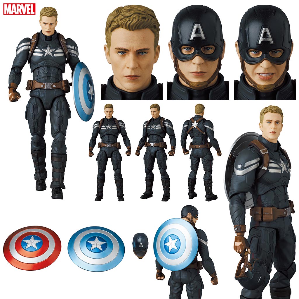 キャプテン・アメリカとウインター・ソルジャー、宿命の2人がMAFEXに