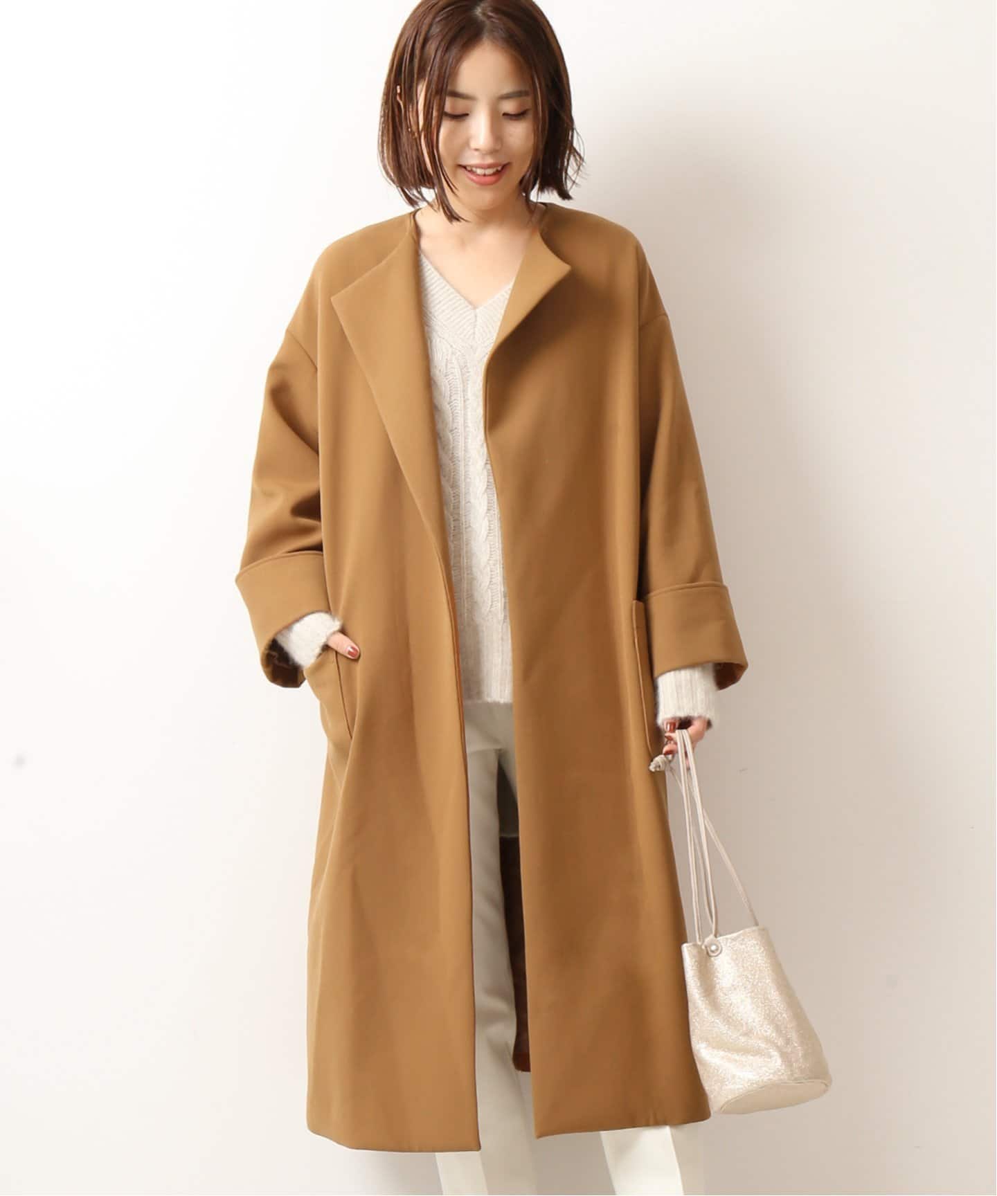 Spick and Span スパックアンドスパン】#ノーカラーコート◇[品番