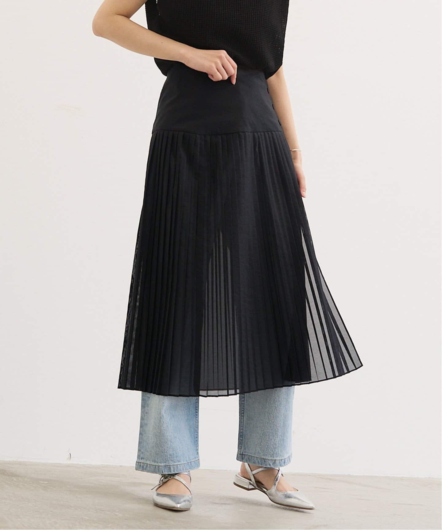 シアープリーツスカート（ロング・マキシ丈スカート）｜IENA（イエナ