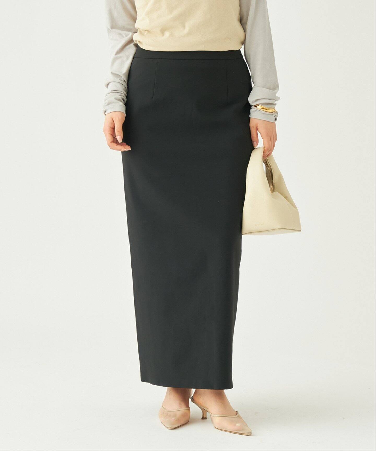 追加》R'IAM ダイバータイトスカート（ロング・マキシ丈スカート