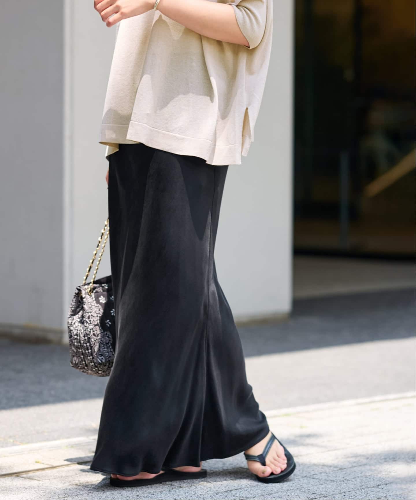 ≪追加≫シルキーキュプラバイアススカート2（ロング・マキシ丈