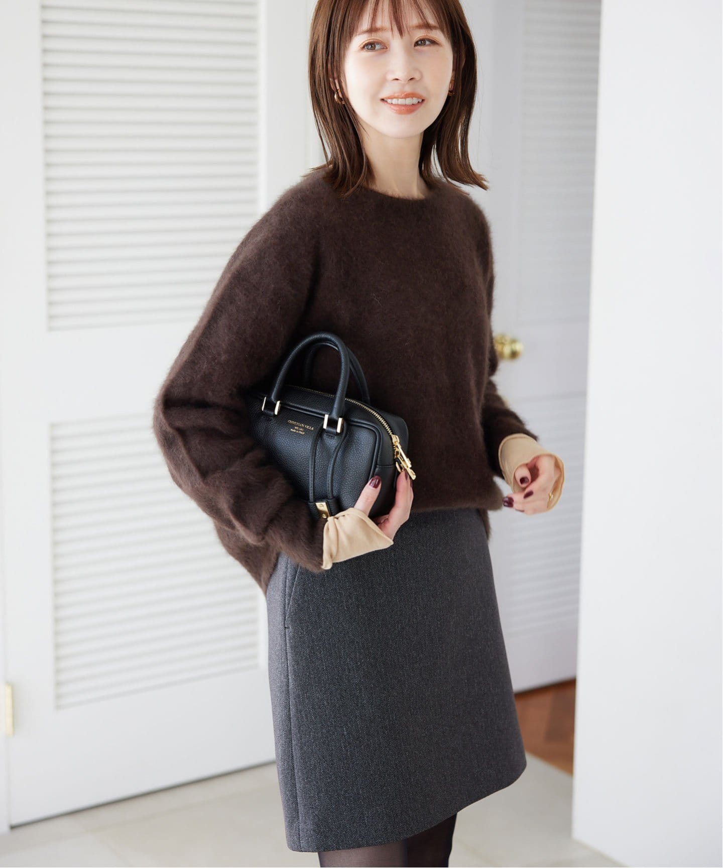 フォックスウールカシミヤプルオーバー（ニット／セーター）｜SLOBE