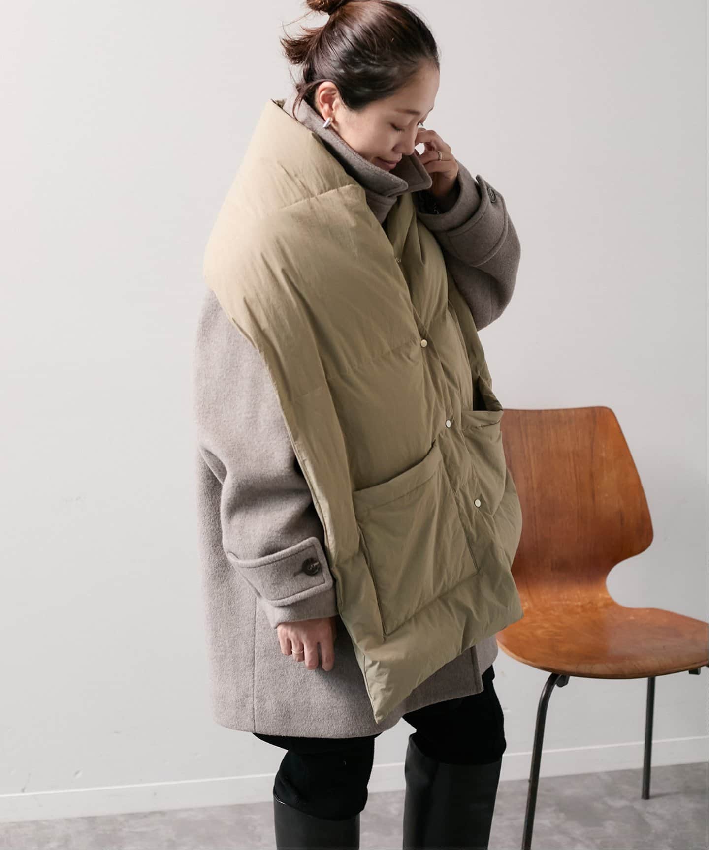 ナイロンタフタダウンマフラー（マフラー）｜JOURNAL STANDARD