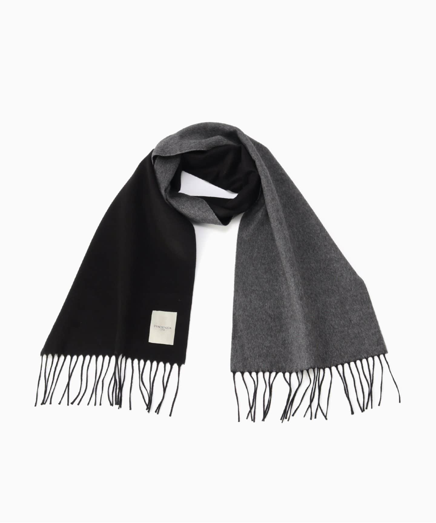 PIACENZA(ピアツェンツァ) シルク/カシミヤ ダブルフェイスマフラー 30