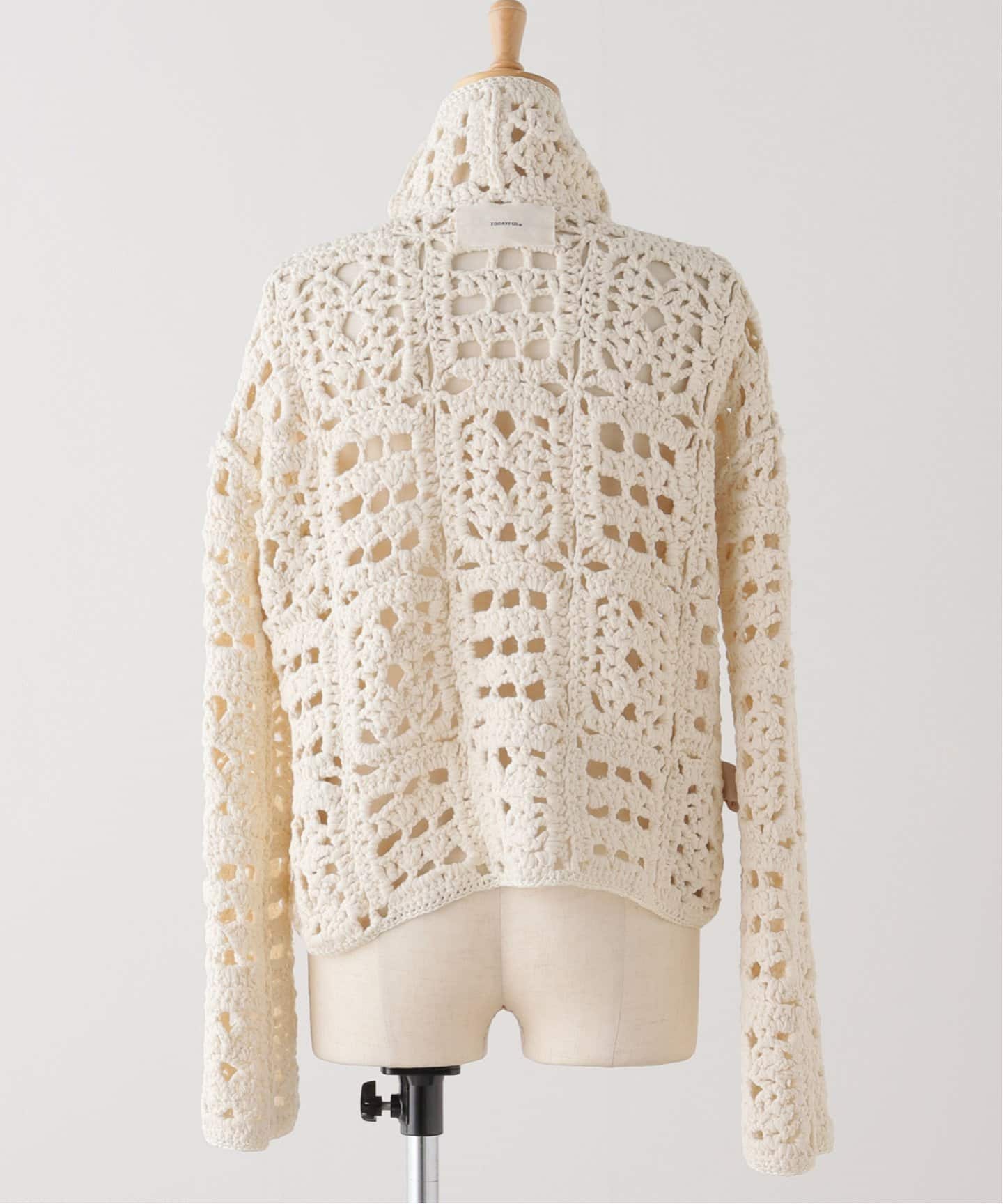 TODAYFUL / トゥデイフル】 Crochet Knit Shirts：ニット（ニット