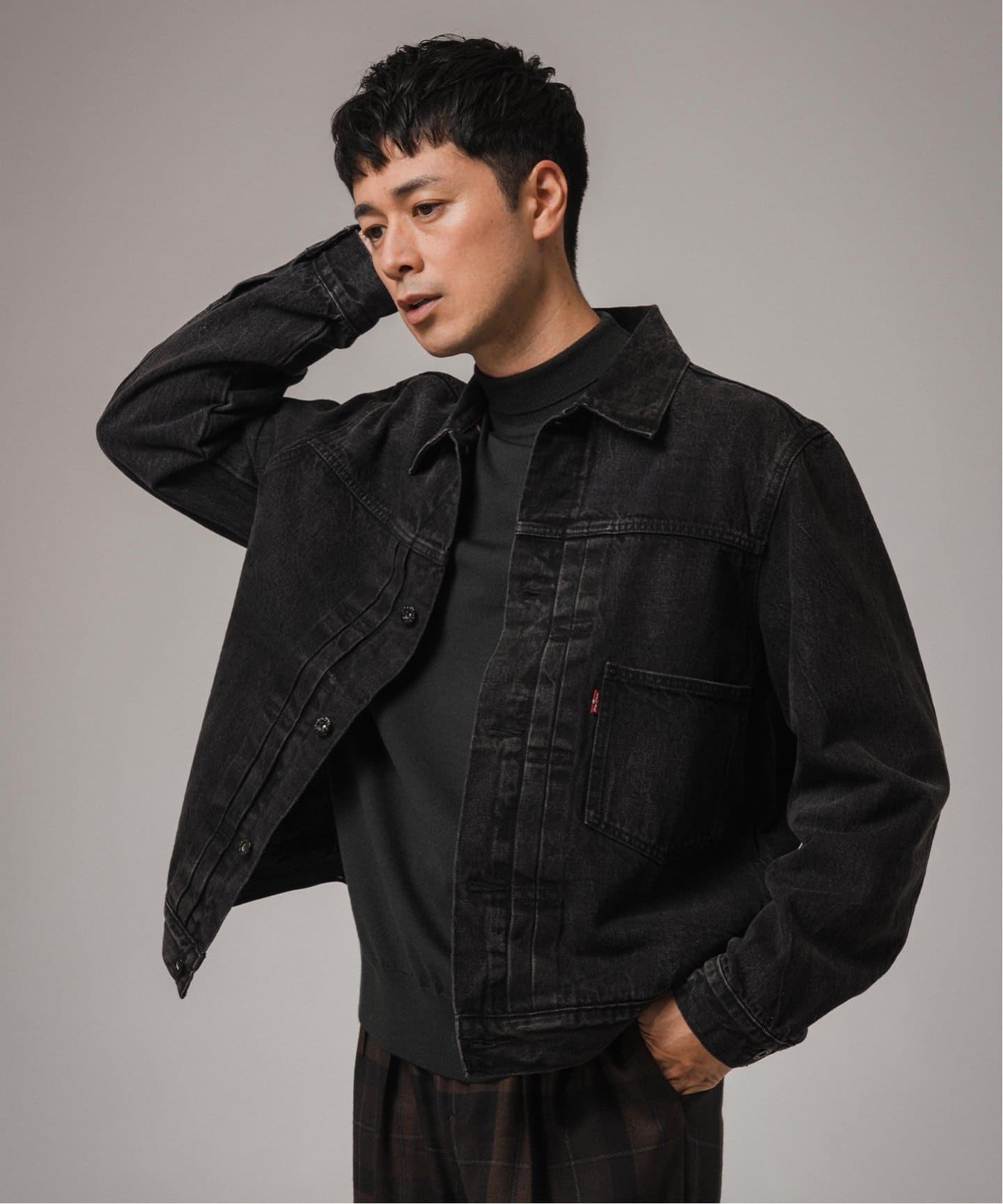 Levi's(リーバイス) 30th 別注 Type 1 Trucker Jacket BLACK（デニム