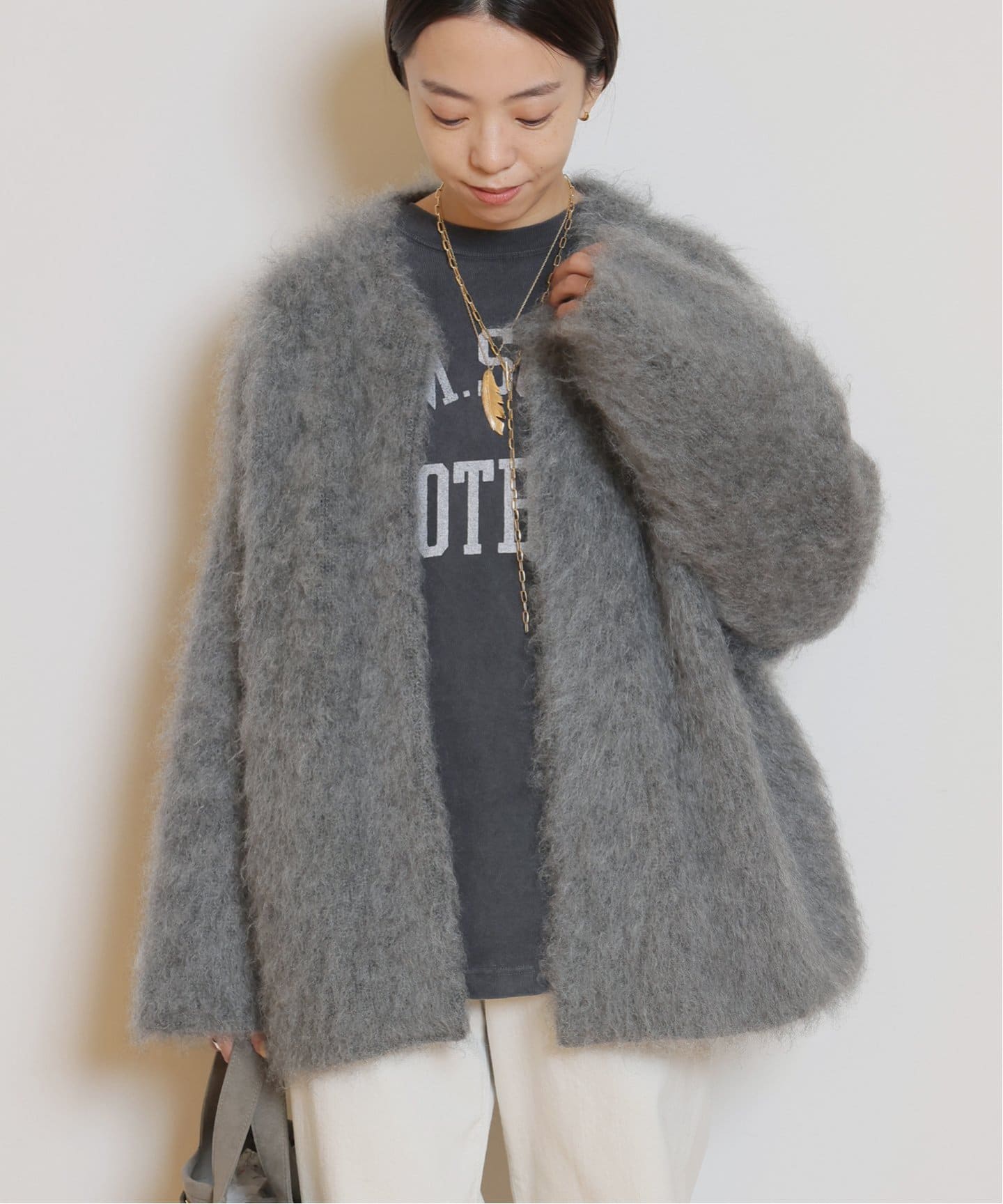 PORTMIX クルーネック カーディガン（カーディガン）｜MUSE de