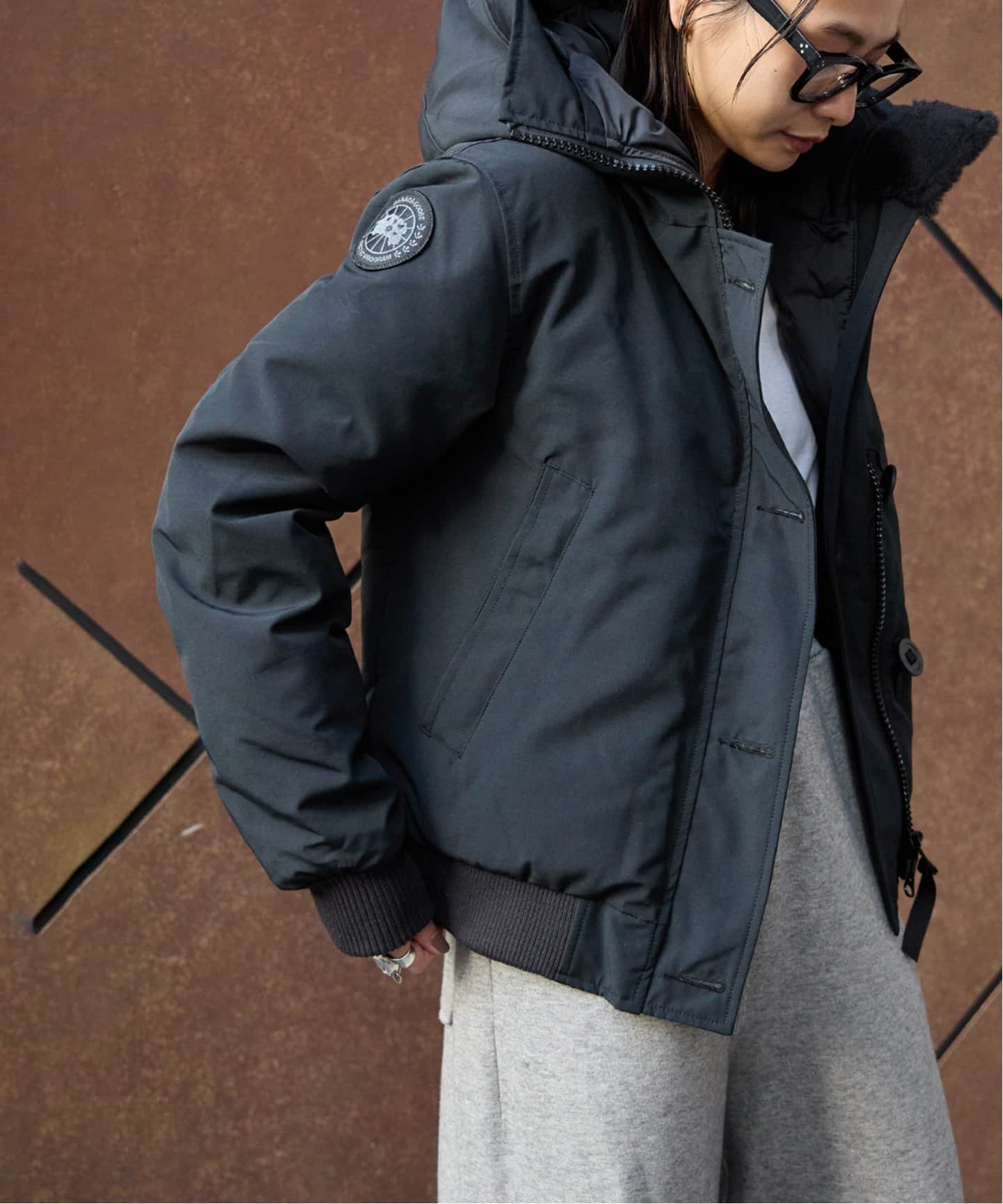 CANADA GOOSE/カナダグース】Labrador Bomber Black Label（ダウン