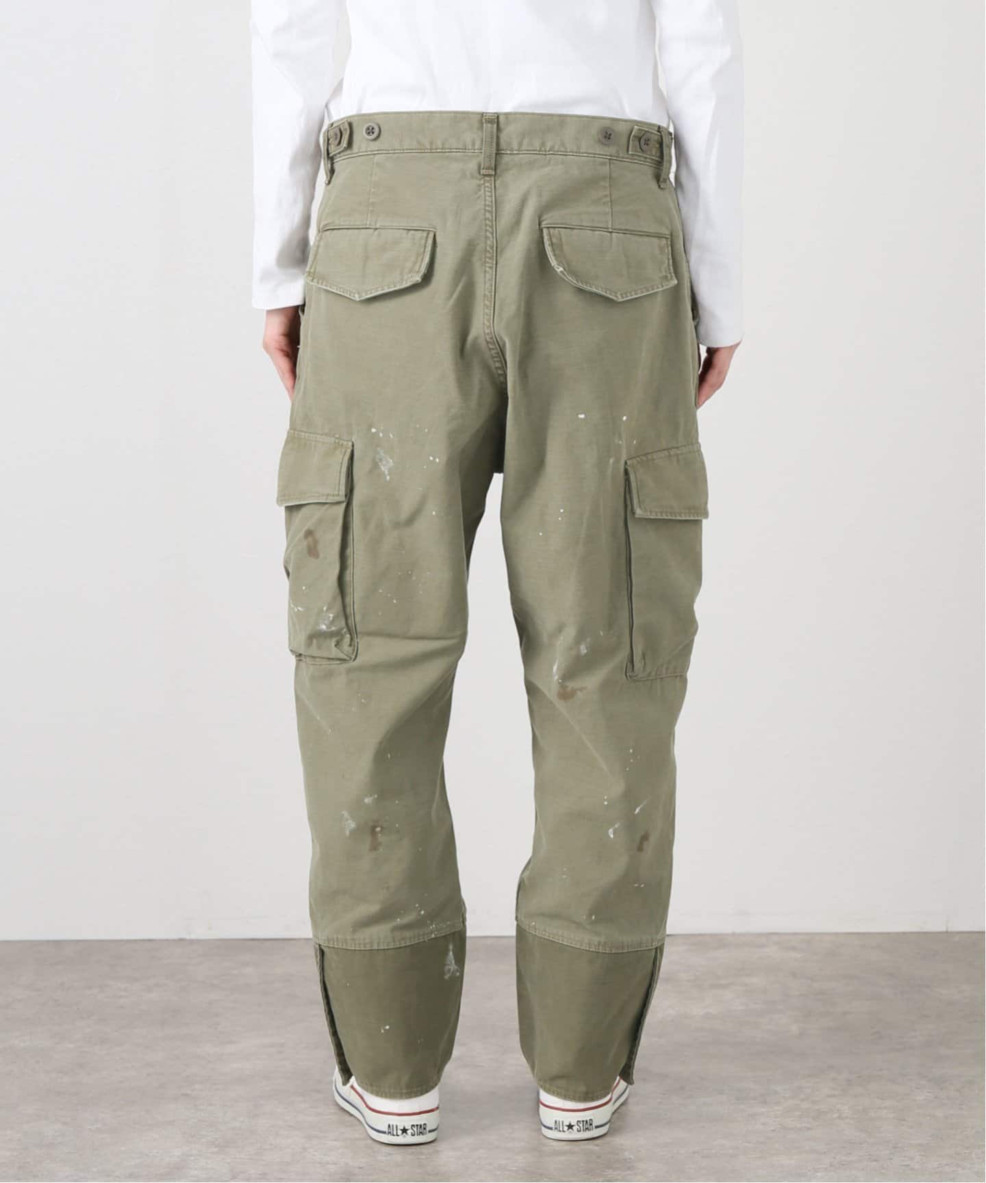 バックサテン ミリタリーパンツ（カーゴパンツ）｜journal standard