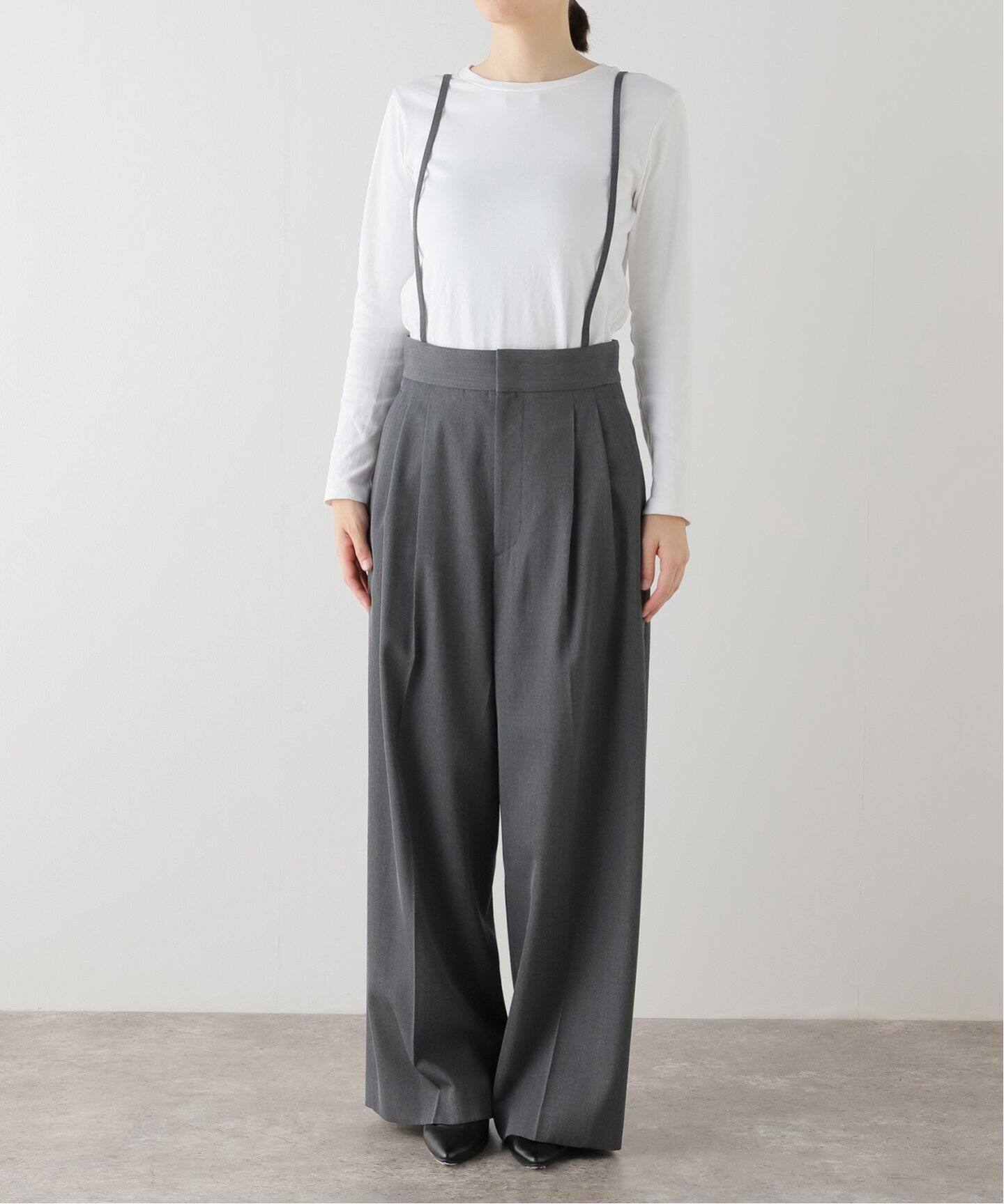 ツイルサスペンダーパンツ（スラックス）｜AP STUDIO（エーピー