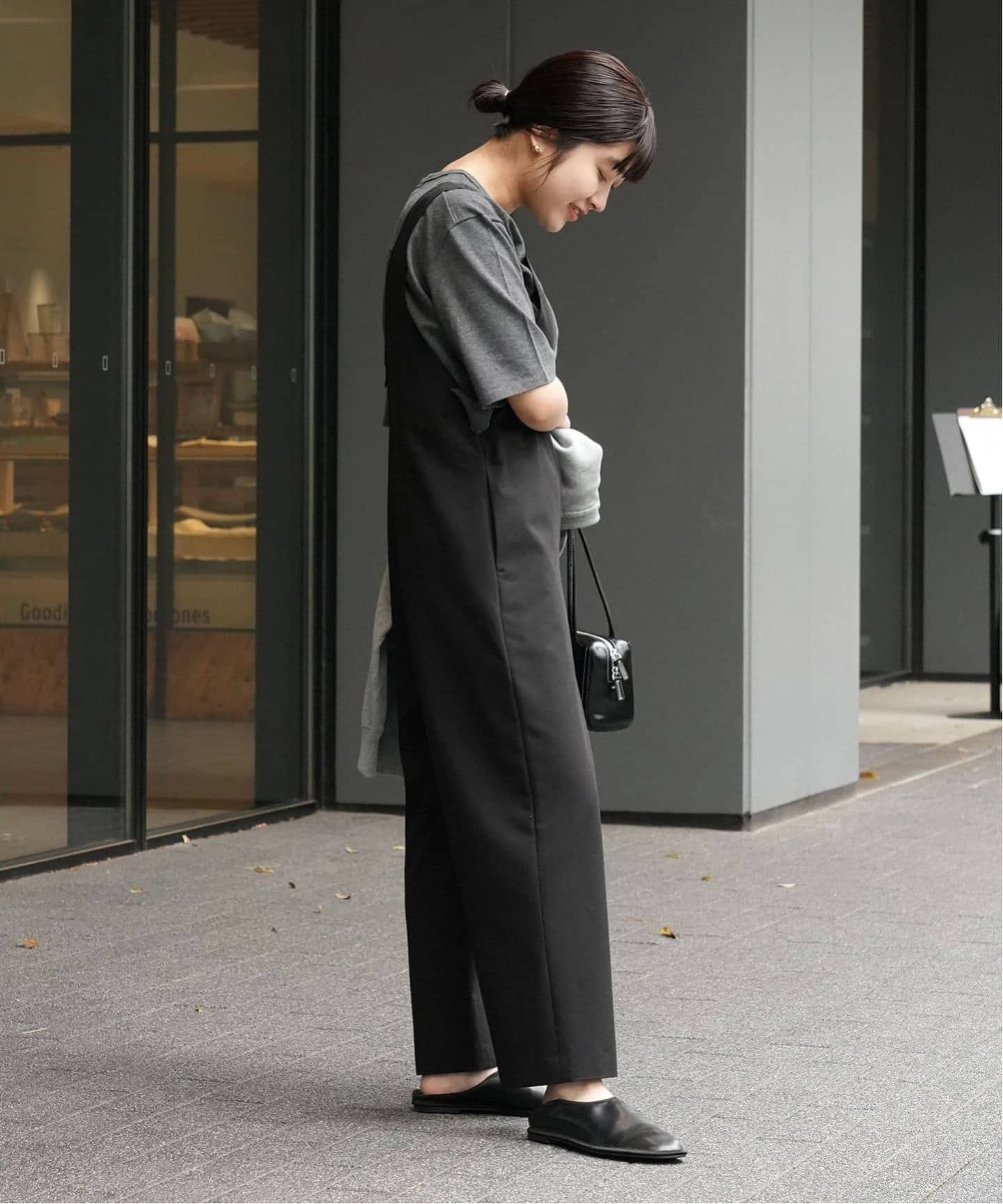 WEB限定サイズ有り》Vネックオールインワン（つなぎ／オールインワン