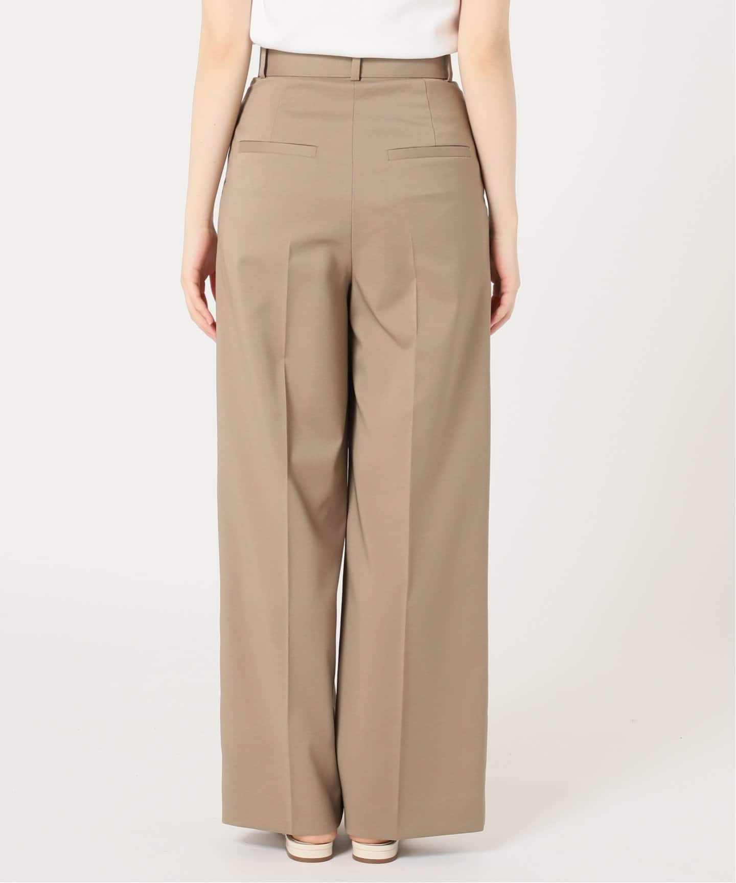 追加》エステルツイルストレッチスラックスパンツ 3（スラックス