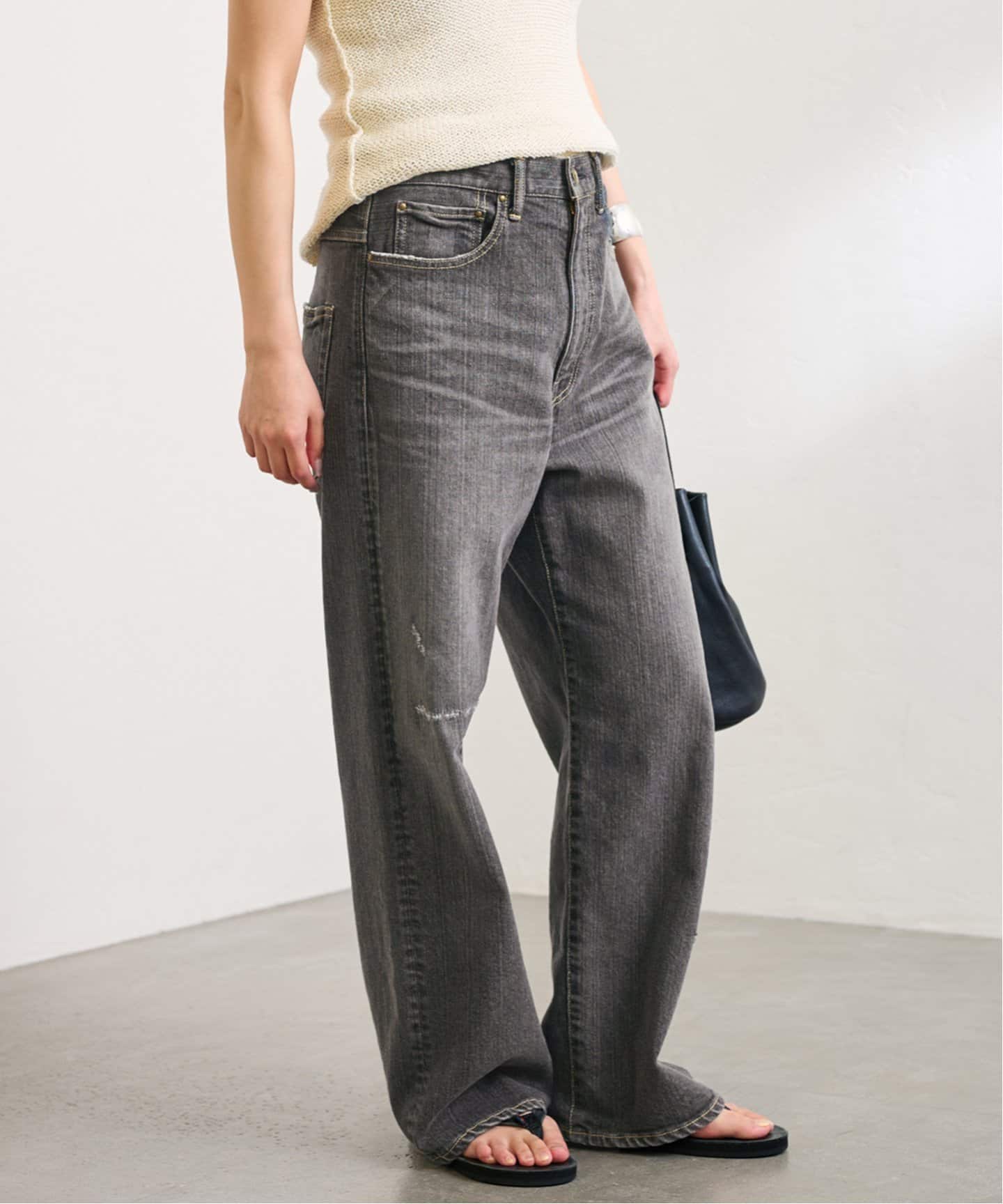 ≪追加・ベストセラー≫デニムストレートパンツ（デニムパンツ