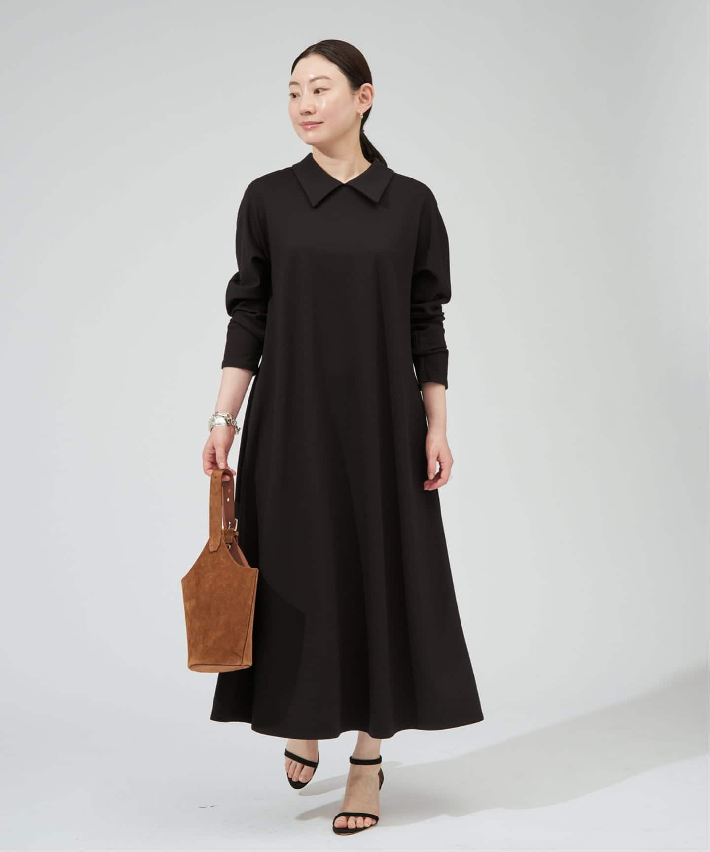 2WAYロールカラーワンピース（ワンピース）｜VERMEIL par iena