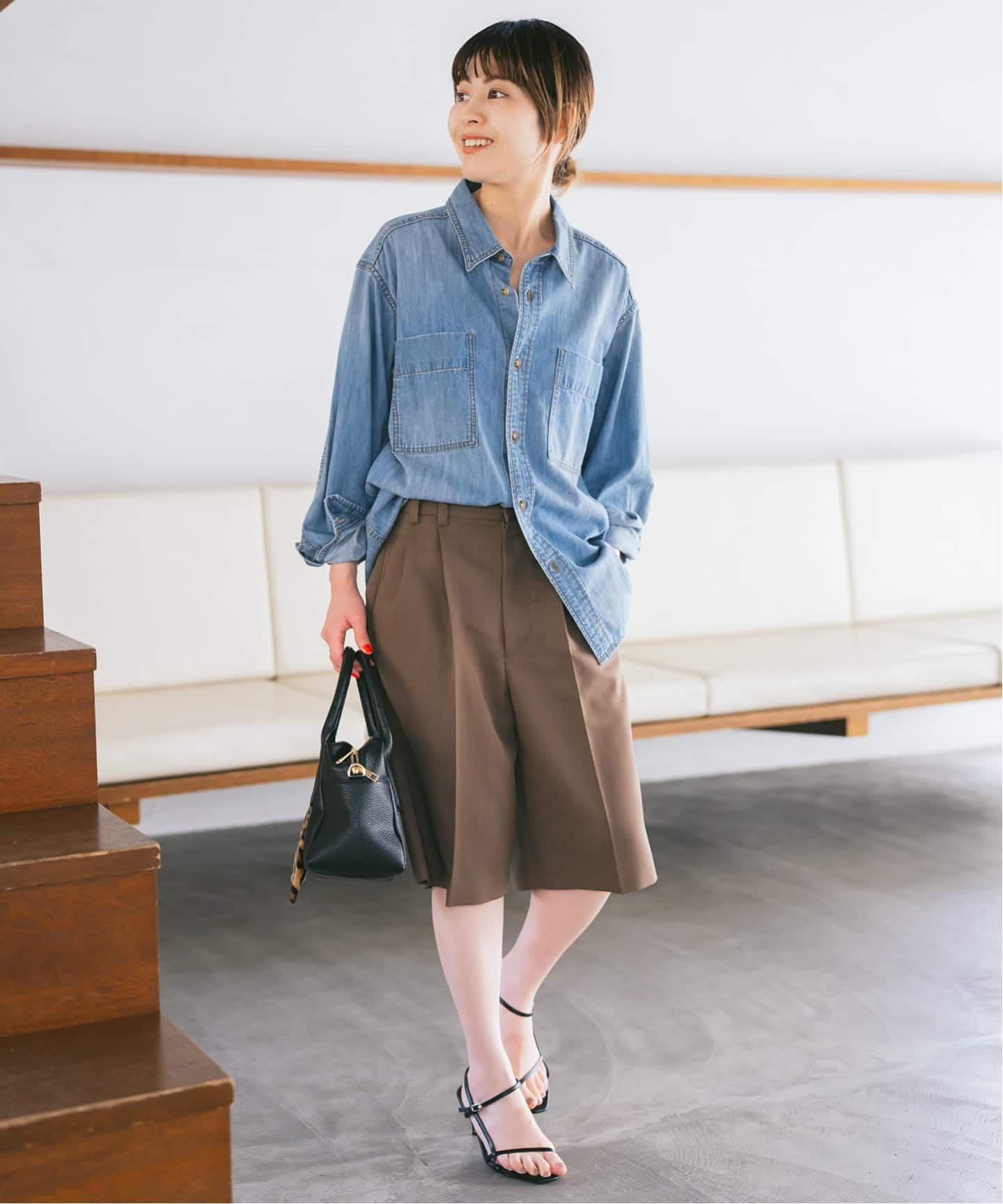 追加》ライトオンスデニムシャツ（シャツ／ブラウス）｜Spick and Span