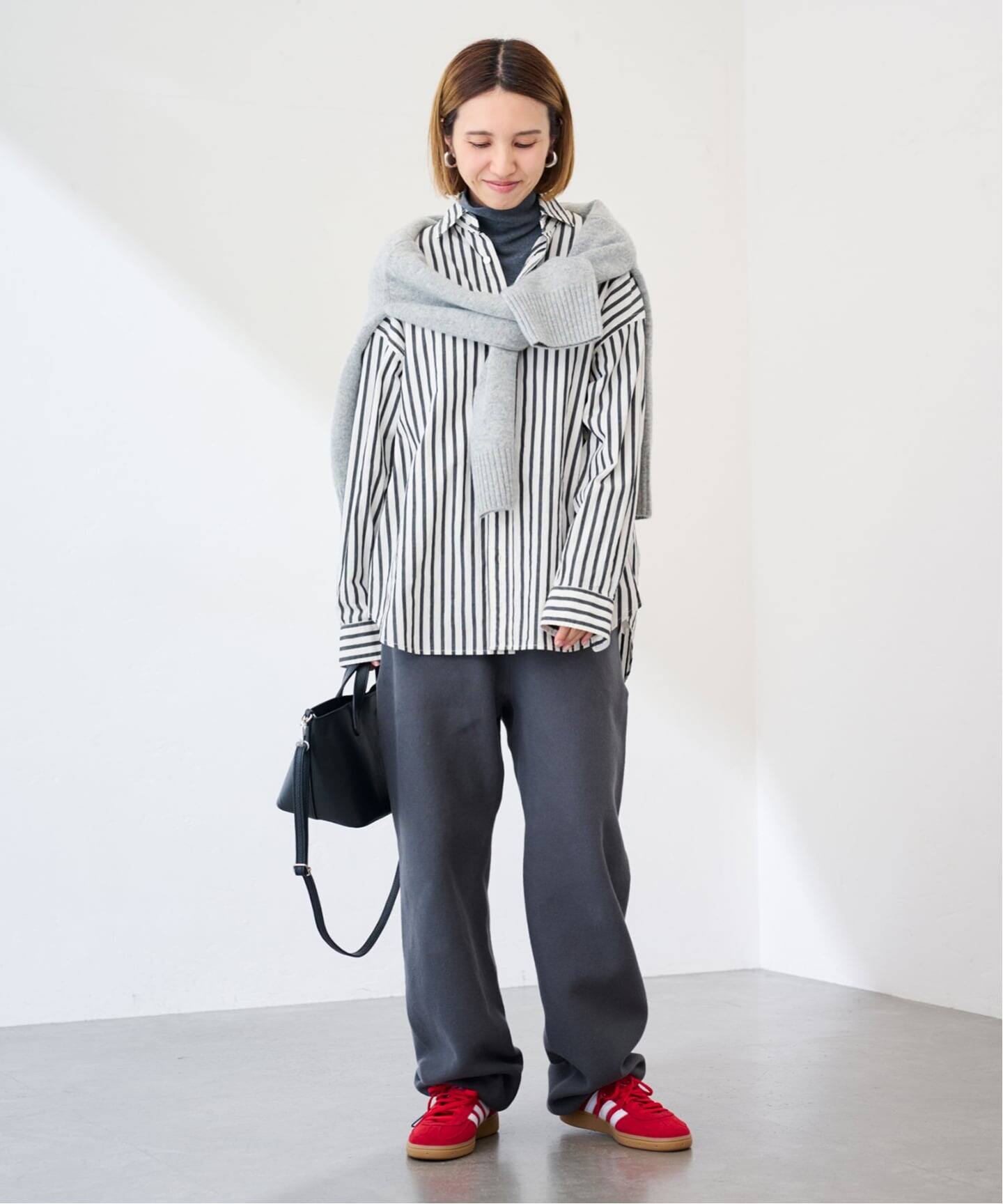 ≪WEB限定 / 追加≫コットンストライプレギュラーカラーシャツ（シャツ