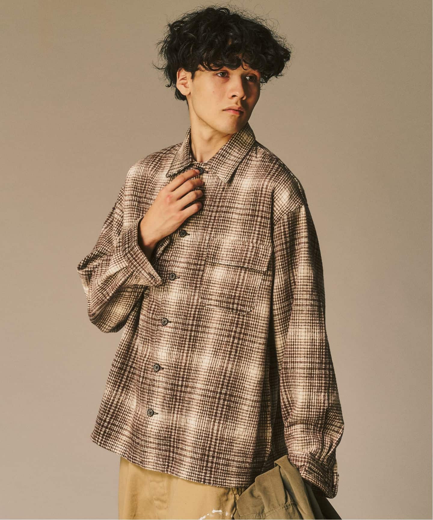 シャギー チェック シャツ（シャツ／ブラウス）｜417 EDIFICE（フォー