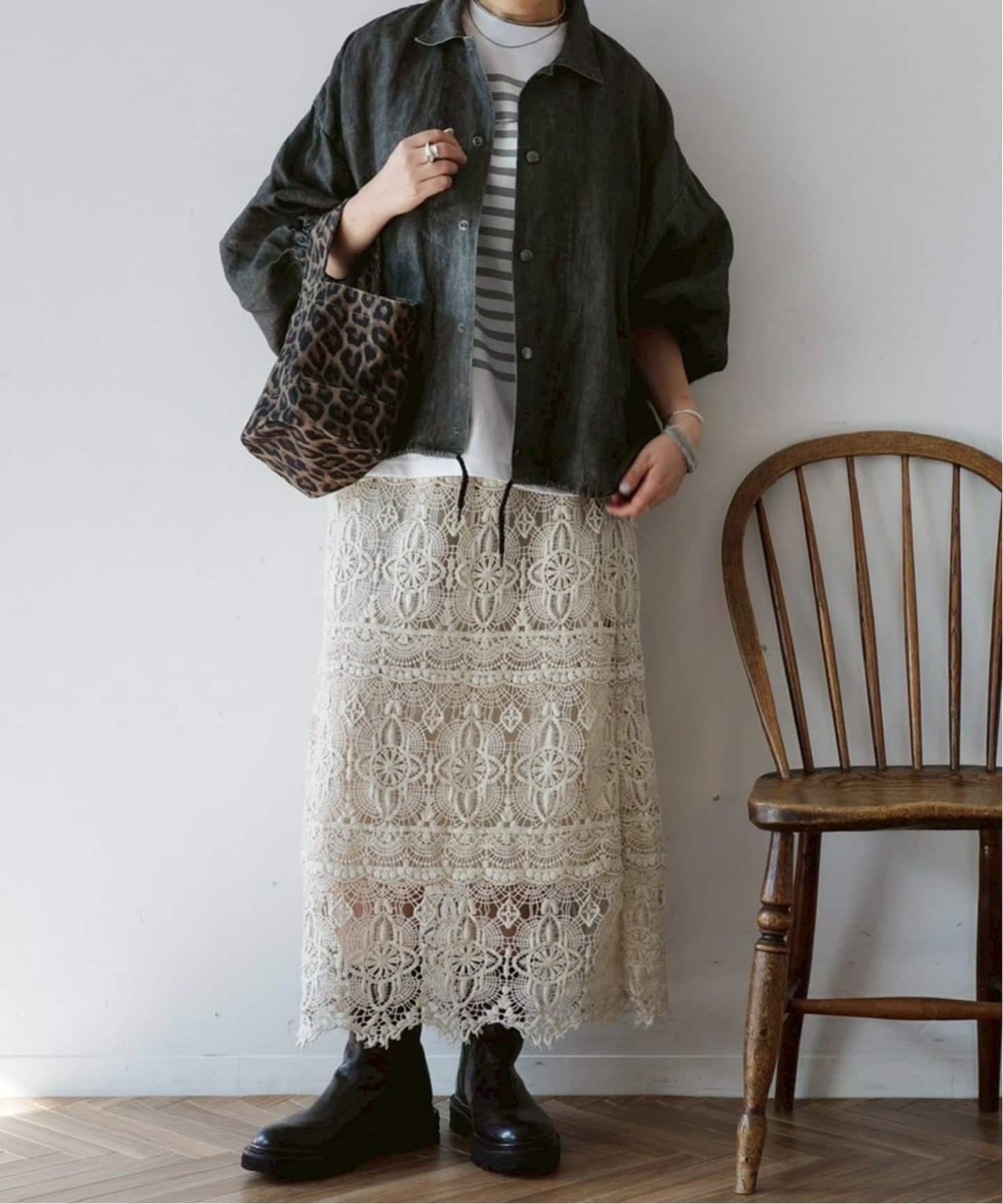 追加3》レースMIXスカート（その他スカート）｜journal standard luxe