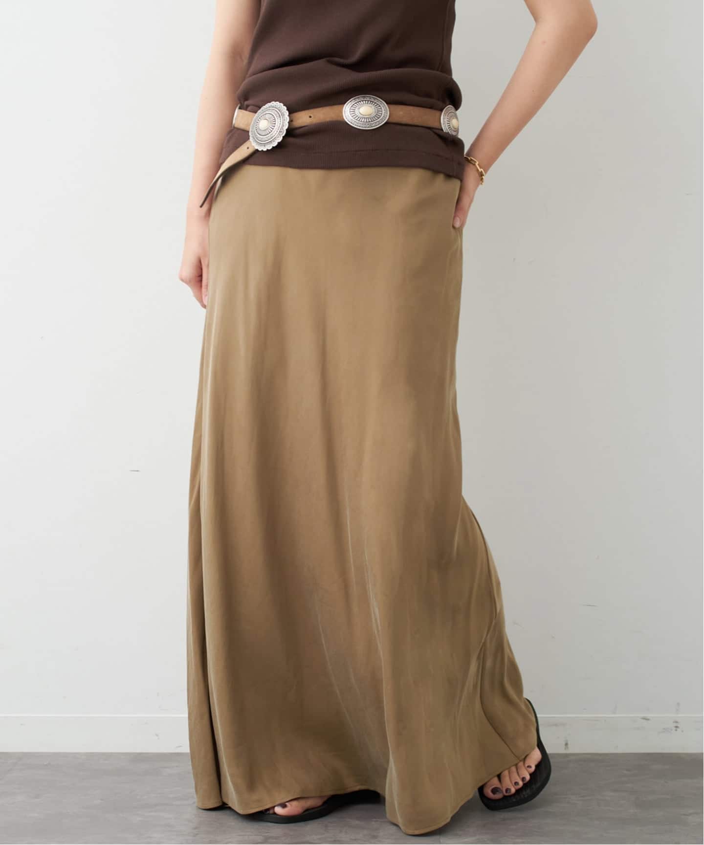 追加 Cu/R Maxi スカート（ロング・マキシ丈スカート）｜Deuxieme