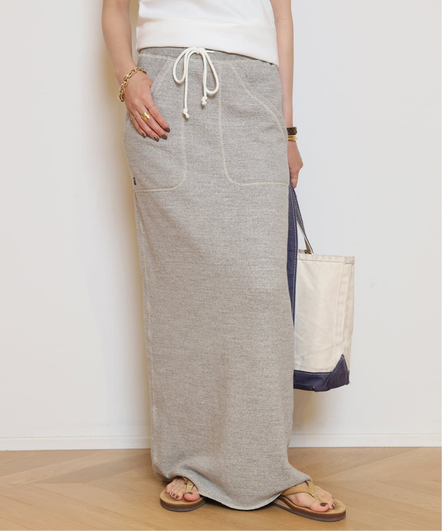 MADISONBLUE/マディソンブルー】SWEAT スカート（ロング・マキシ丈