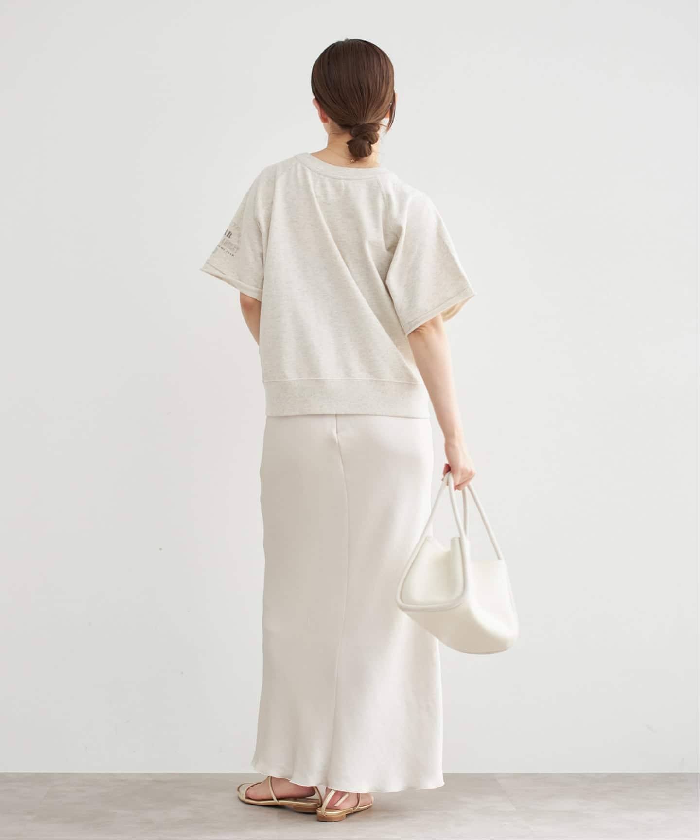 追加14》ダブルサテンスカート（ロング・マキシ丈スカート）｜IENA